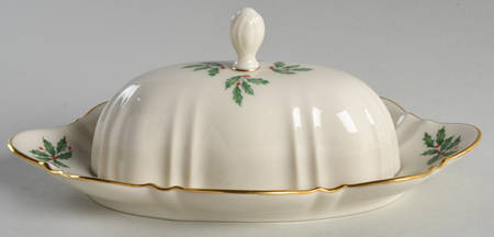 Holiday (Dimension) Oval Covered Butter