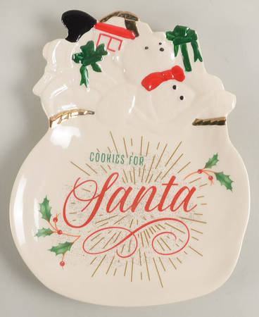 Holiday (Dimension) "Cookies for Santa" Plate