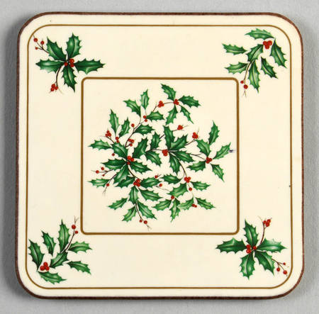 Holiday (Dimension) Square Corkback Coaster