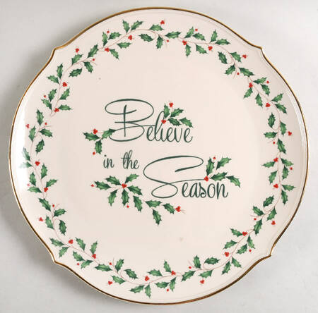 Holiday (Dimension) 13" Chop Plate (Round Platter)