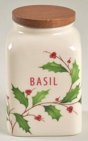 Holiday (Dimension) Basil Spice Jar & Lid