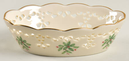 Holiday (Dimension) Oval Pierced Dish