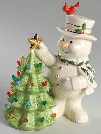 Holiday (Dimension) Lighted Snowman Figurine