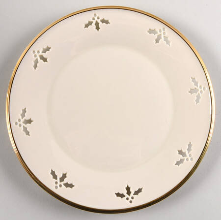 Holiday (Dimension) Pierced Accent Luncheon Plate