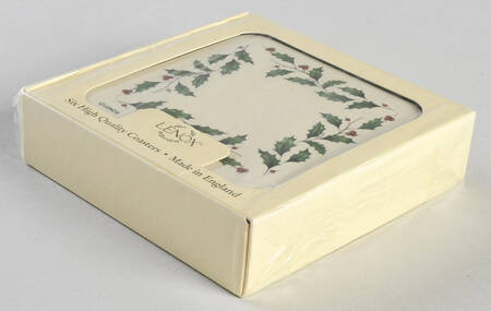 Holiday (Dimension) Square Corkback Coaster - Set of 6
