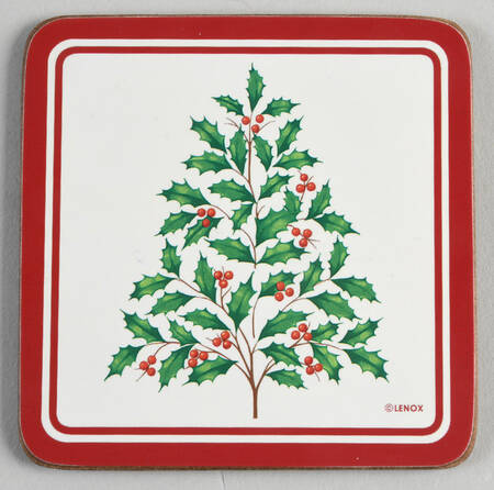 Holiday (Dimension) Square Corkback Coaster