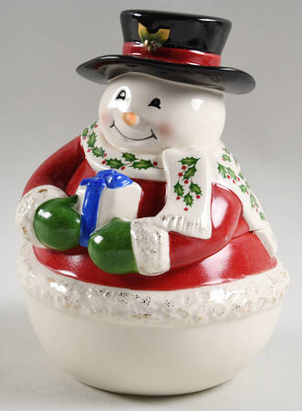 Holiday (Dimension) Figural Cookie Jar & Lid