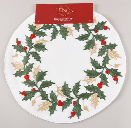 Holiday (Dimension) Round Cloth Placemat - Set of 4