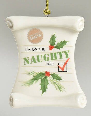 Holiday (Dimension) Naughty Ornament