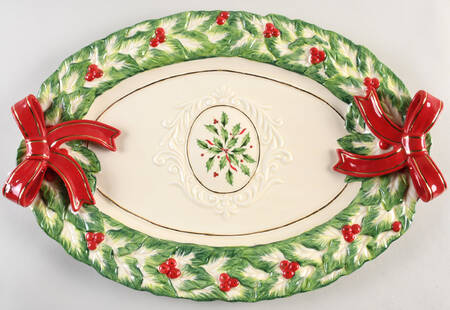 Holiday (Dimension) 18" Oval Serving Platter