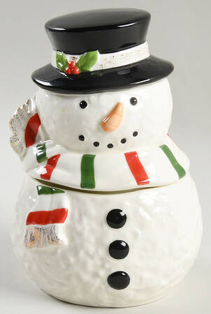 Holiday (Dimension) Figural Treat Jar & Lid