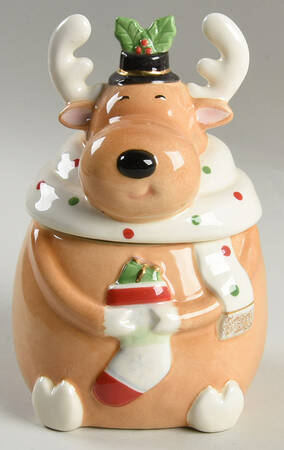 Holiday (Dimension) Figural Treat Jar & Lid