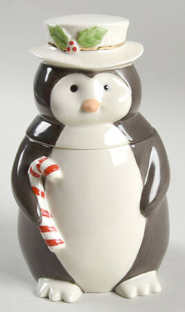 Holiday (Dimension) Figural Treat Jar & Lid