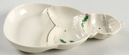 Holiday (Dimension) Figural 3 Part Candy/Sweets Dish
