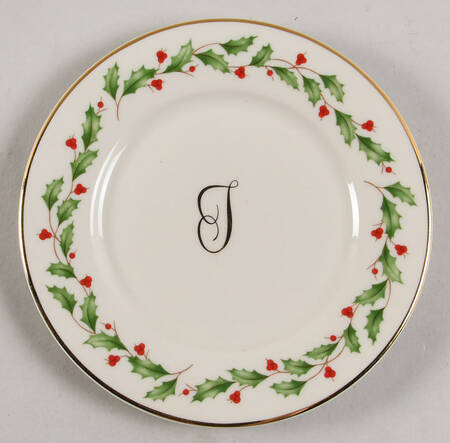Holiday (Dimension) Accent Bread & Butter Plate Mono "J"