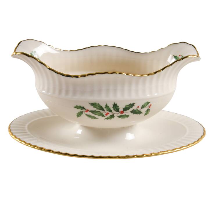 Holiday (Dimension) Gravy Boat with Attached Underplate