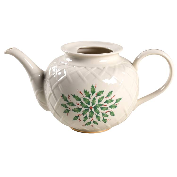 Holiday (Dimension) Carved Teapot No Lid