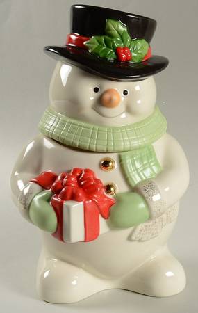 Holiday (Dimension) Figural Cookie Jar & Lid