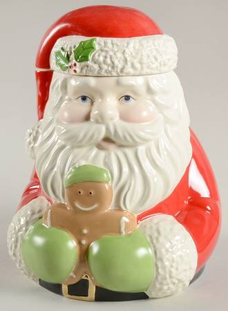 Holiday (Dimension) Figural Cookie Jar & Lid