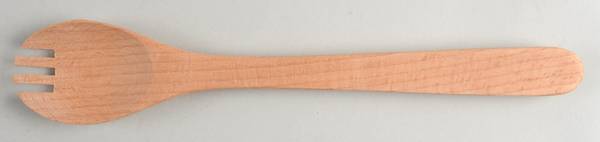 Holiday (Dimension) Solid Wood Salad Serving Fork