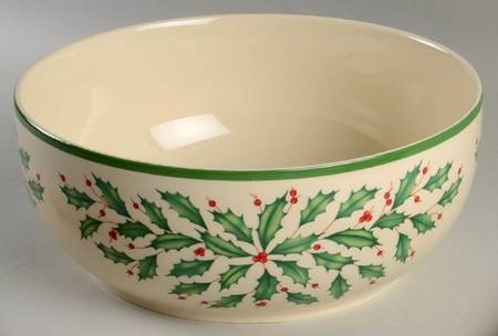 Holiday (Dimension) 10" Large Salad Serving Bowl