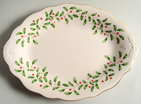Holiday (Dimension) 14" Oval Serving Platter
