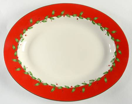 Holiday (Dimension) 14" Oval Serving Platter
