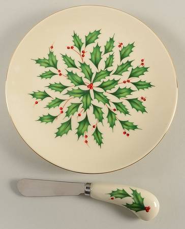 Holiday (Dimension) Cheese Plate & Knife Set