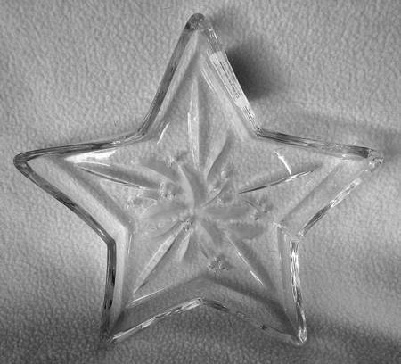 Holiday (Dimension) Star Shape Glass Candy Dish