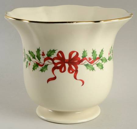 Holiday (Dimension) Pot for Amaryllis Figural Flower,Say It WithSilk