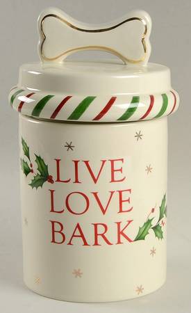 Holiday (Dimension) Dog Treats Holder/Jar & Lid