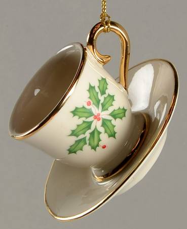Holiday (Dimension) Cup & Saucer Ornament