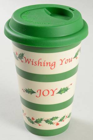 Holiday (Dimension) Travel Tumbler & Silicone/Plastic Lid