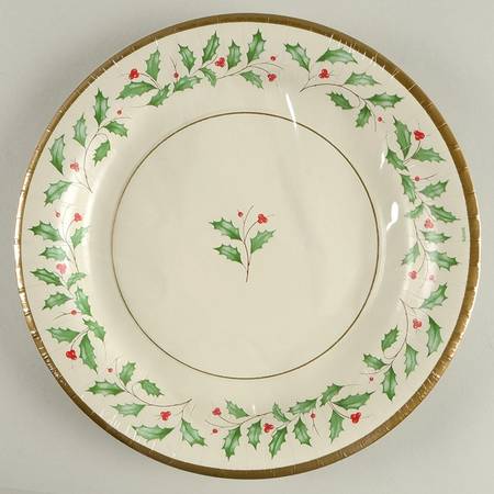 Holiday (Dimension) Pack of 8 - Paper Dinner Plate