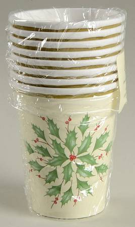 Holiday (Dimension) 9 Oz Paper Hot/Cold Cup - Set of 8