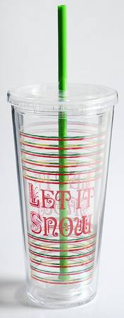 Holiday (Dimension) Acrylic Tall Tumbler with Lid & Straw