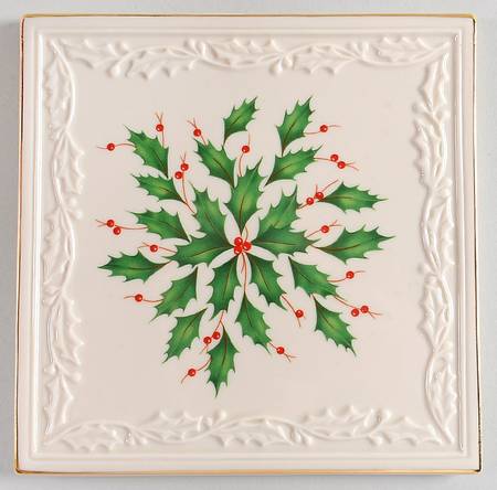 Holiday (Dimension) Embossed Square Trivet