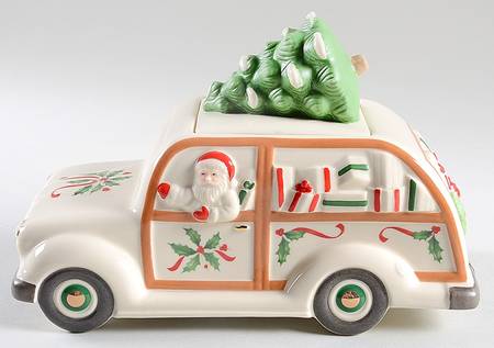 Holiday (Dimension) Figural Cookie Jar & Lid
