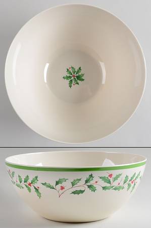 Holiday (Dimension) Large Melamine Serving Bowl