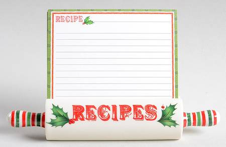 Holiday (Dimension) Recipe Stand with Cards Set
