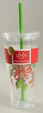 Holiday (Dimension) Acrylic Tall Tumbler with Lid & Straw