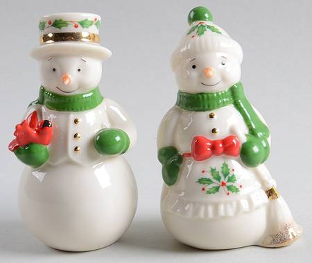 Holiday (Dimension) Snow People Salt & Pepper Set