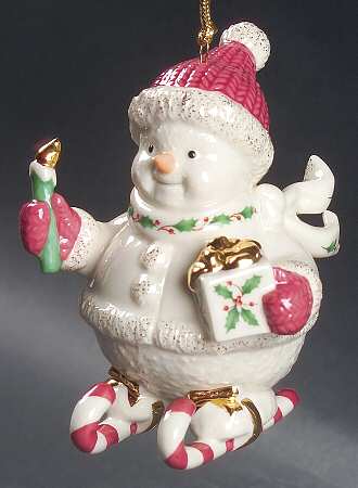 Holiday (Dimension) Skiing Snowman Ornament
