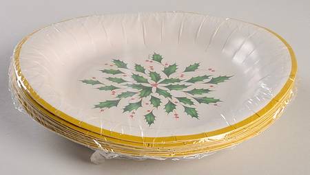 Holiday (Dimension) (Pack of 12) Paper Luncheon Plates