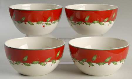 Holiday (Dimension) Dessert Bowl - Set of 4