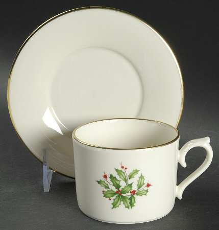 Holiday (Dimension) Flat Cup & Saucer Set