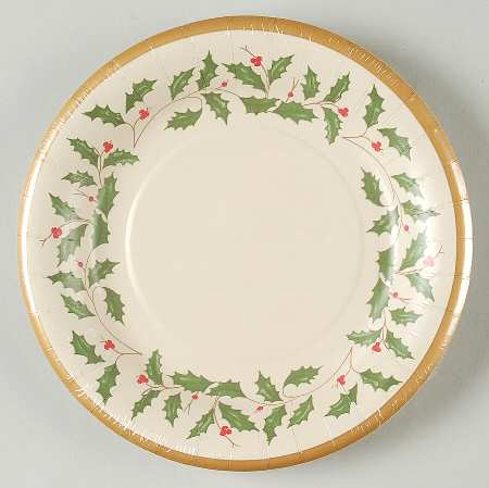 Holiday (Dimension) (Pack of 12) Paper Luncheon Plates