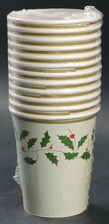Holiday (Dimension) 8 Oz Paper Hot/Cold Cup - Set of 12