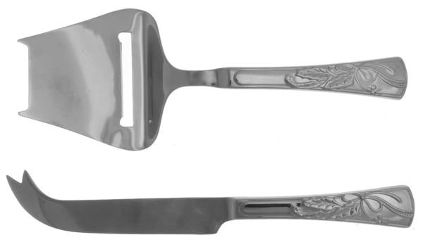 Holiday (Dimension) (2pc) Cheese Set (All Stainless Knife & Plane)