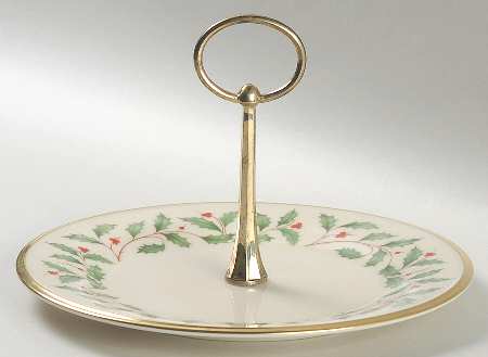 Holiday (Dimension) Round Serving Plate with Handle (SP)